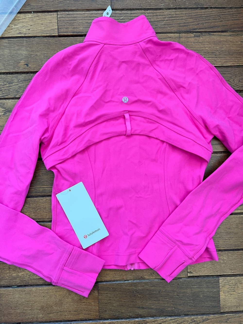 Lululemon Sonic Pink Original Define Jacket Nulu Size 8 NWT - Picture 7 of 7